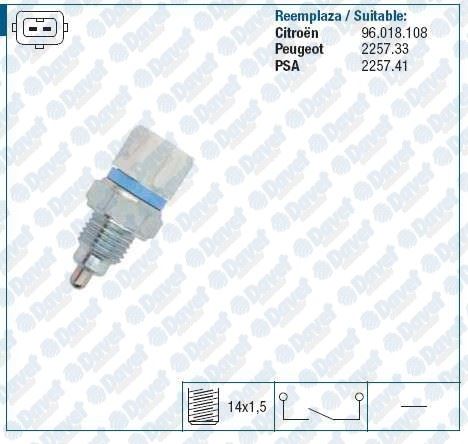 FAE 40650 Geri Vites Musuru Partner-Berlingo Be3 Sanziman<-03 P106-P206-P205-P306-P309-P405-P605-P406-P806-Expert-Jumpy-Saxo-Bx-C15-Xm-Zx-Xantia-Xsara